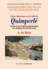 QUIMPERLÉ (Notice historique sur la ville de)