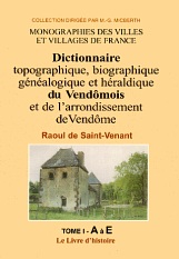 VENDÔMOIS (Dictionnaire topographique, biographique, (…)