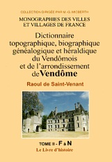 VENDÔMOIS (Dictionnaire topographique, biographique, (…)