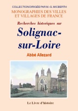 SOLIGNAC-SUR-LOIRE (Recherches historiques sur)