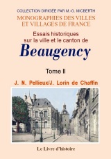 BEAUGENCY (Essais historiques sur la ville et le canton (…)