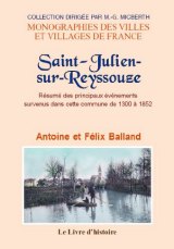 SAINT-JULIEN-SUR-REYSSOUZE Résumé des principaux (…)