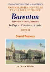 BARENTON. Paroisse de Basse-Normandie - TomIe I