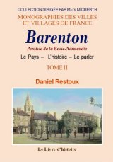 BARENTON. Paroisse de Basse-Normandie - TomIe (...)