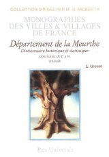 MEURTHE-ET-MOSELLE Vol. II (Département de la)