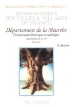 MEURTHE-ET-MOSELLE Vol. III (Département de la)