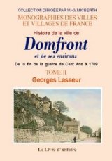 DOMFRONT (Histoire de la ville de) et ses environs - Tome II