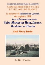 ROCHEFORT-EN-LYONNAIS des origines à 1789 (La baronnie (…)
