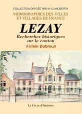 LEZAY (Recherches historiques sur le canton de)